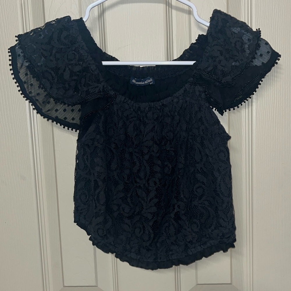 Abercrombie & Fitch XS black stretch top
